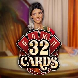 32 Cards slot visual from Ezugi available on yoyosspins.com