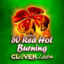 50 Red Hot Burning Clover Links by Novomatic, showcased at yoyosspins.com – game logo