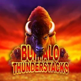 Buffalo Thunderstacks slot logo by Amatic Industries at Yoyo Casino