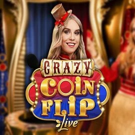 Enjoy Crazy Coin Flip by Evolution – logo hosted on yoyosspins.com