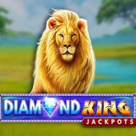 Official Jackpots logo: Diamond King Jackpots by SpinPlay Games at Yoyo Casino