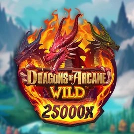 Dragons of Arcane Wild slot visual from Foxium available on yoyosspins.com