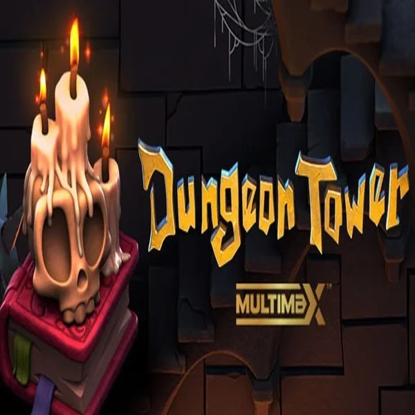 Dungeon Tower online game logo by Peter & Sons on yoyosspins.com
