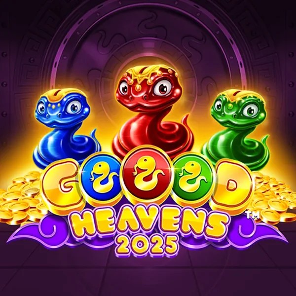 Official Slots logo: Goood Heavens by Rarestone Gaming at Yoyo Casino