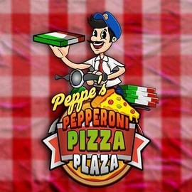 Peppe’s Pepperoni Pizza Plaza by Pragmatic Play, showcased at yoyosspins.com – game logo
