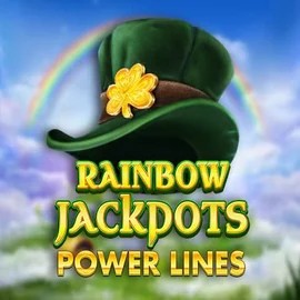 Rainbow Jackpots Power Lines slot icon by Red Tiger Gaming, available at Yoyo Casino
