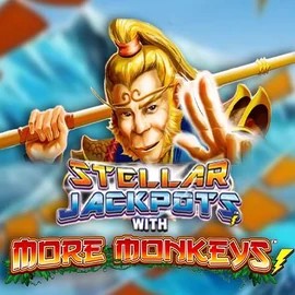 Try Stellar Jackpots with More Monkeys slot by Lightning Box Game on yoyosspins.com – logo image