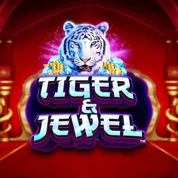 Slots logo of Tiger and Jewel from Greentube at Yoyo Casino
