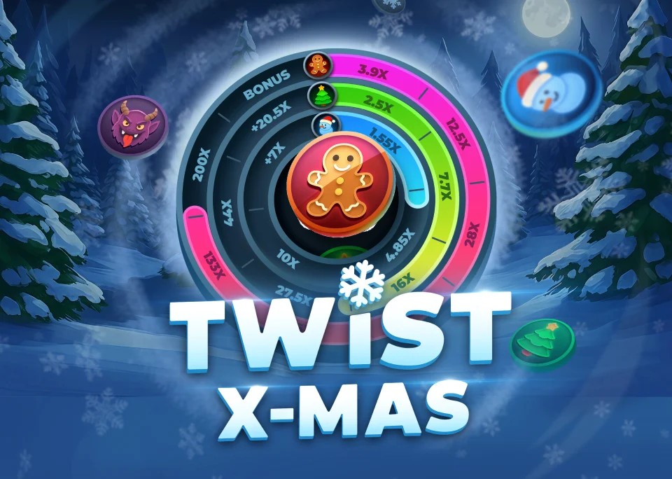 Twist X-mas slot icon by InOut, available at Yoyo Casino